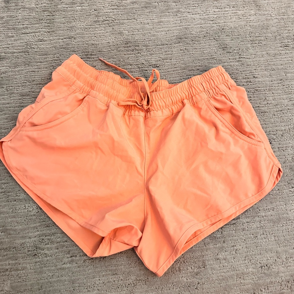 Coral Columbia Athletic Shorts | Size S